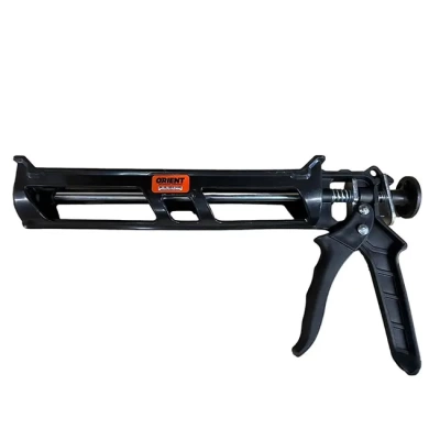 Пистолет скелетный для герметика ПВХ черный Bull Orient AKT24S