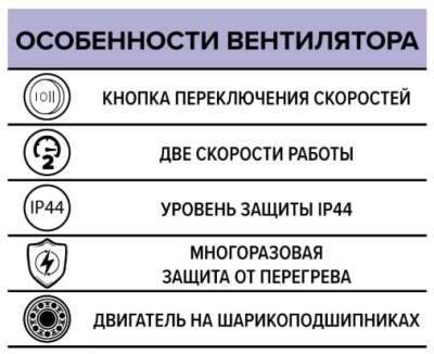 Вентилятор канальный TYPHOON d100 мм двухскоростной ERA PRO