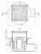 Сливной трап горизонтальный, регулируемый D50 с гидрозатвором, решетка пластик, 100х100мм (ТА5604) Ани Пласт Сливной трап горизонтальный, регулируемый D50 с гидрозатвором, решетка пластик, 100х100мм (ТА5604) Ани Пласт
