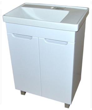 Тумба Гамма 60.1 с умывальником Кватро-8060