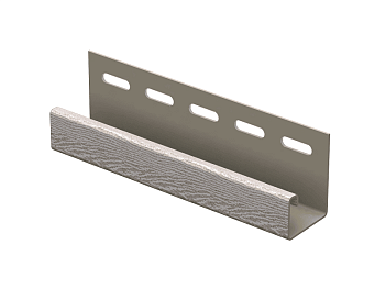 J-Планка 044Н для сайдинга винилового Ю-Пласт Ясень беленый