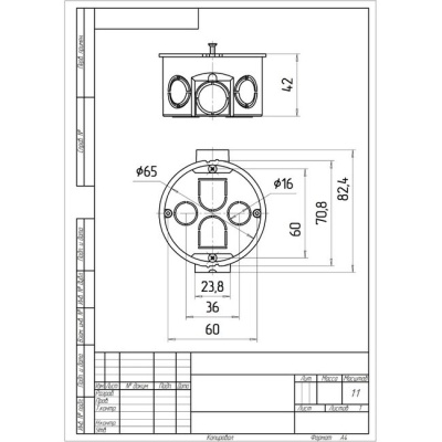 Коробка установочная 68/40 ETP 010-044