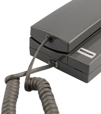 Трубка домофона с индикатором и регулировкой громкости серая RX-321, 45-0321 REXANT