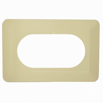 Рамка защитная 2-местная кремовая 130x200 мм OSX-220 Zamel