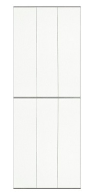 Экран-дверка белый матовый 830x2000 мм COMFORT ALUMIN
