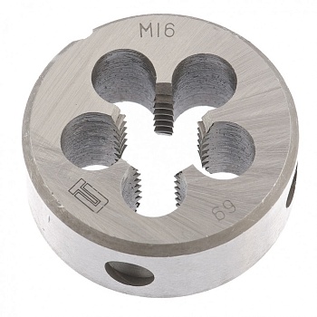 Плашка М16 х 2 мм, 77044, Сибртех