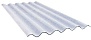 Шифер хризолцементный волнистый 8-ми волновой 5.2x1750x1130мм