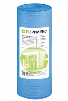 Подложка Порилекс НПЭ 3*1000*50мм Голубой (50 м2)
