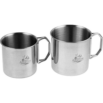 Кружки 250/500 мл со складными ручками ARIZONE 42-250350