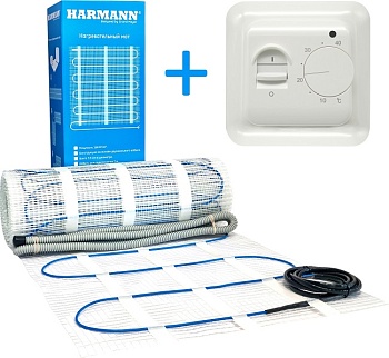Нагревательный мат Harmann W160-090 1440 Вт (с терморегулятором MST-1)