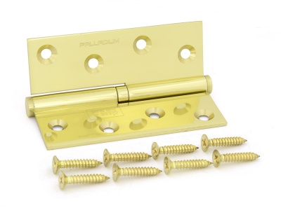 Петля 613-4 PB  латунь правая palladium