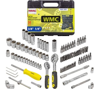 Набор инструментов (94 предмета), WMC WMC-4941-5DS-м