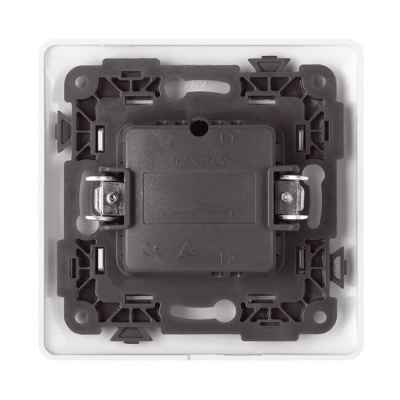 Выключатель 1-клавишный Contact 10А белый ETP EOSK11-10