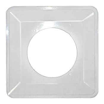 Рамка защитная 1-местная прозрачная 130x130 мм SVET