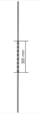 Кованый элемент балясина 12x950мм (05.045-С)
