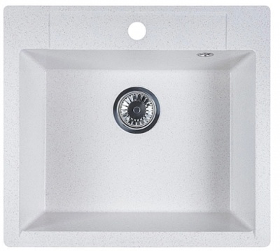 Мойка кухонная Marblan Cubi (бежевый, с сифоном) БелЭворс