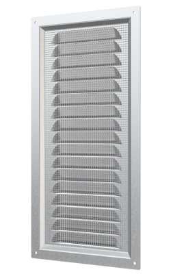 Решетка вентиляционная металлическая с оцинкованным покрытием 150х300 мм ERA
