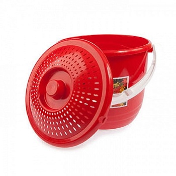 Ведро с крышкой 10 л Practic plus(роза) Berossi ИК 15146000