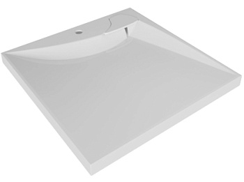 Умывальник Бруно 60 (с кронштейном) для установки над стиральной машиной 592x589x100 мм Mixline