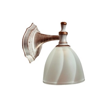 Светильник Лендер НББ 21-60-1412, белый под медь