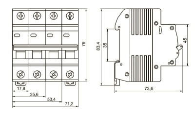 Автоматический выключатель ВА47-29 1Р 32А 4,5кА С IEK