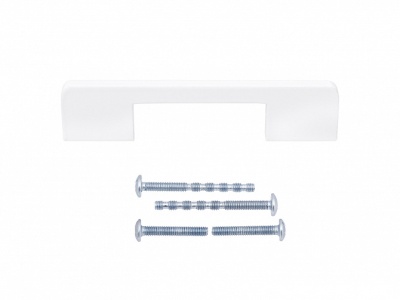 Ручка мебельная Palladium Ritiro 96 мм White