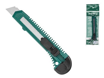 Нож пистолетный с выдвижным лезвием 18мм (арт. 24100) ВОЛАТ