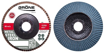 Круг лепестковый 125х22.23 мм P60 GRONE