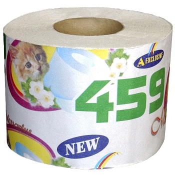 Бумага туалетная 1 слой, 80 м Эксклюзив 459