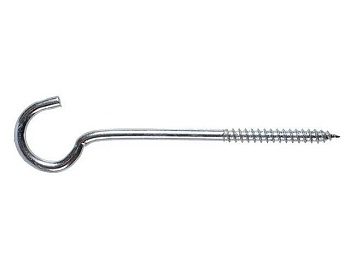 Крючок 3.0х30 мм С-образный, цинк, STARFIX