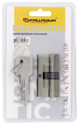 Цилиндровый механизм ZN 60 C ET AB Palladium