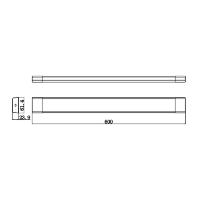 Светильник светодиодный SPO-532-0-65K-018 18Вт 6500К 1500Лм 600мм ЭРА