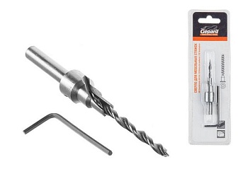 Сверло для мебельных стяжек (конфирматов) ц/х 7х70мм GEPARD
