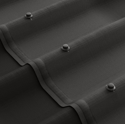 Лист кровельный ONDULINE x5 SR-150 3D (графит) 1.95х0.96м