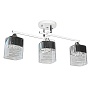 Светильник потолочный НПБ 02-3х60-101 белый/хром Aitin-Pro 6309/3
