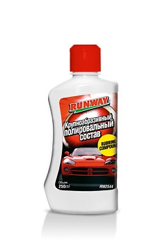 Состав крупноабразивный полировальный Runway RW2544 250 мл