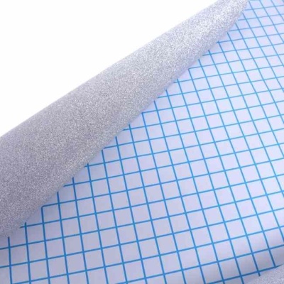 Пленка самоклеящаяся 45x100см серебристая с блестками deVENTE 8117130