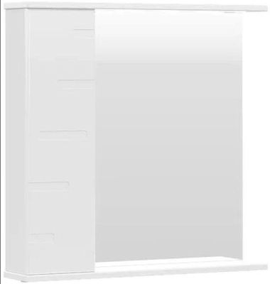 Шкаф навесной зеркальный Joli 50 левый Volna