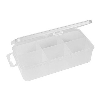 Органайзер прозрачный 160х80х45мм, 6 ячеек, 27803550449