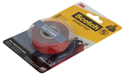 Лента двусторонняя монтажная Scotch Экстрим 19ммх1.5м (4941-1915) 3М