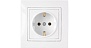РОЗЕТКА 1-я с заземлением РС16-339, Уют, Bylectrica