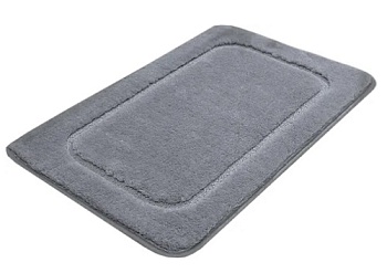 Коврик для ванной ILLU 50x80см темно-серый, 2310317