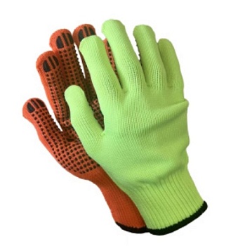 Перчатки утепленные с ворсом, с ПВХ покрытием 10 класс (652623)