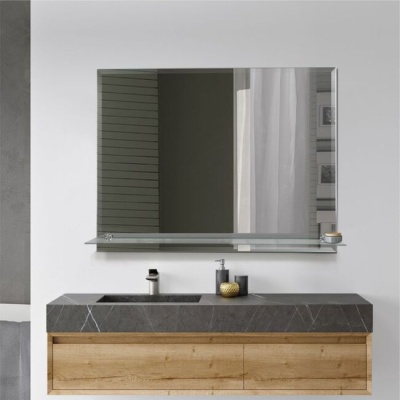 Зеркало 80x60 см Алмаз-Люкс Е-464 (полка)