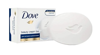 Крем-мыло beauty bar moisturising cream увлажняющее 90г  DOVE Крем-мыло beauty bar moisturising cream увлажняющее 90г  DOVE