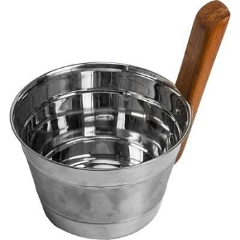 Бадья из нержавеющей стали 4 литра, Банные штучки