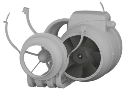 Вентилятор канальный TYPHOON d125 мм двухскоростной ERA PRO