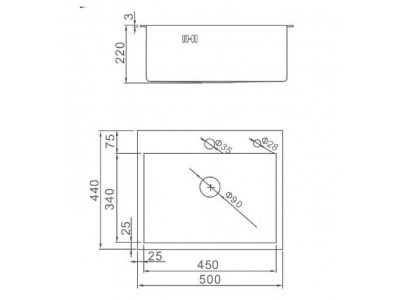 Мойка кухонная  WS-35044D сатин, с сифоном, коландером и дозатором, Wisent