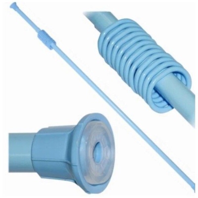 Карниз для ванной раздвижной 110-210см (голубой) AQUA-Prime AQP.09.BL