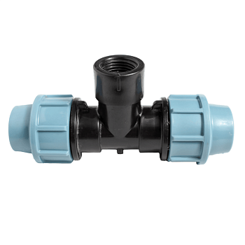 Тройник ПЭ с внутренней резьбой 25x3/4